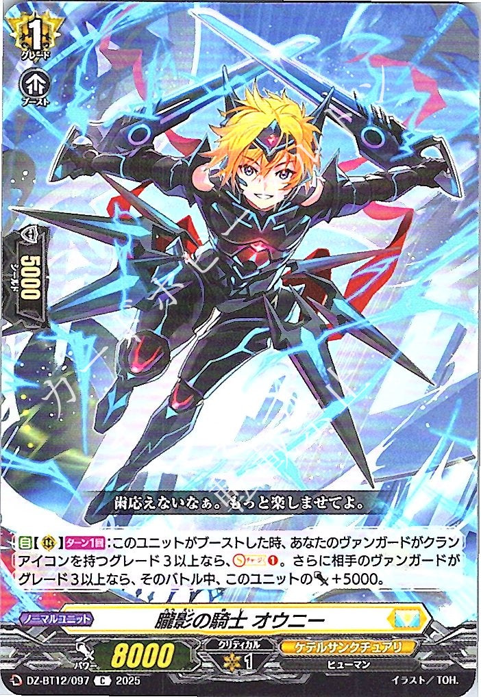 DZ/BT12/097C 朧影の騎士 オウニー